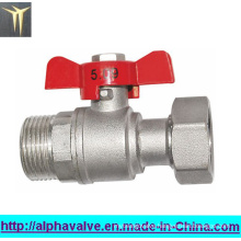 Brass Ball Reduce Port Valve with Butterfly Handle (a. 0119)